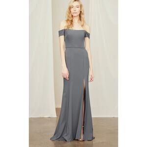 AMSALE Eden Dress in Blue